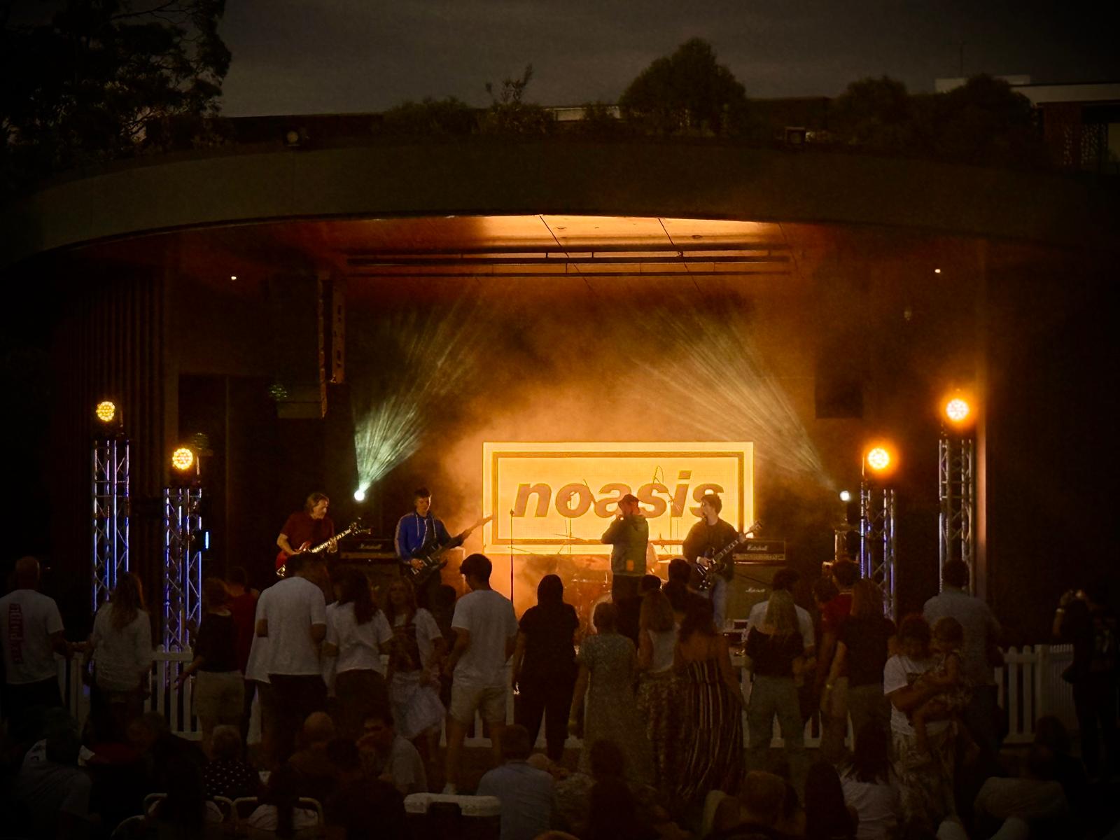 NOASIS outdoor festival stage