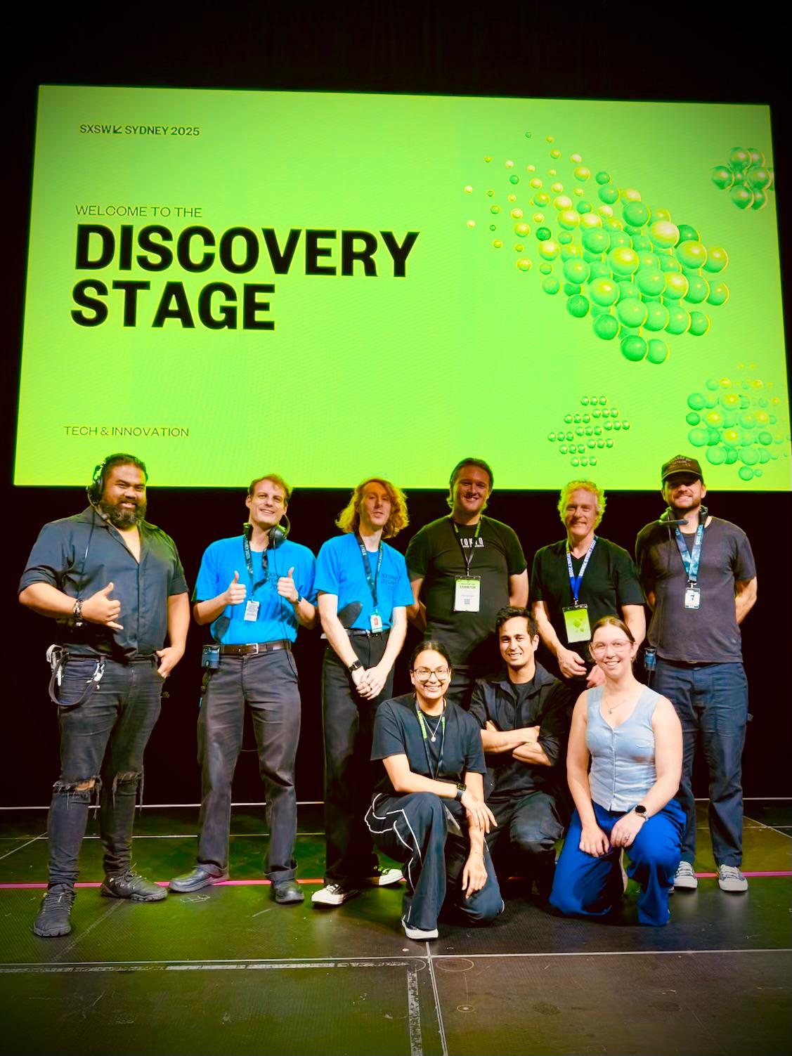 SXSW Sydney crew on the Discovery Stage