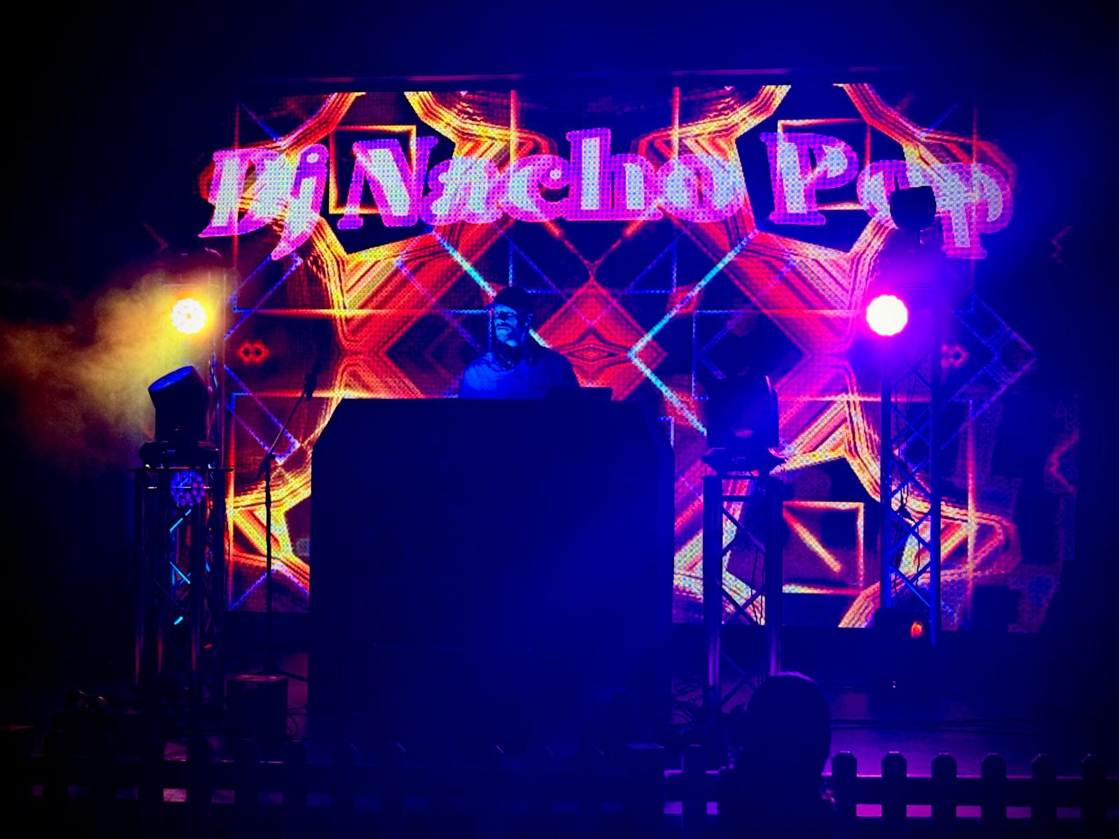 DJ Nacho Pop, LED stage build, Western Sydney